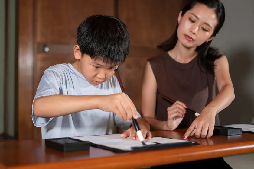 子供の習字練習を10分で効率化！親子で楽しむ4つのサポート術